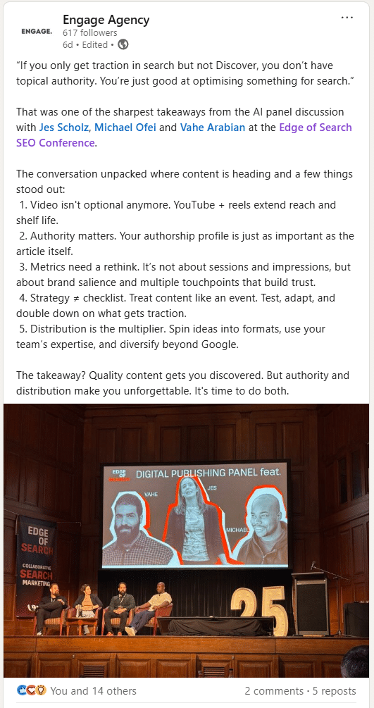Attendee review
