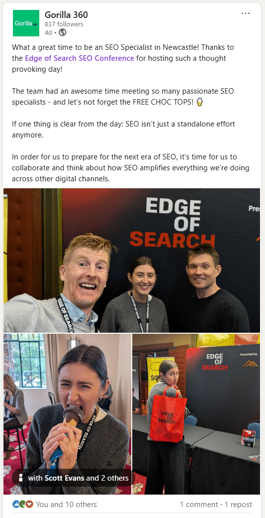Attendee review