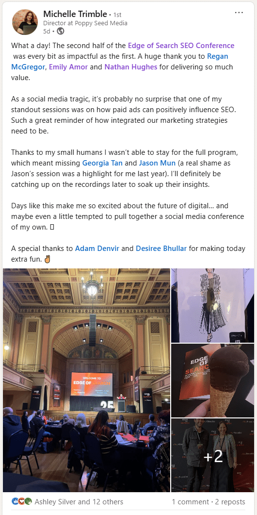 Attendee review