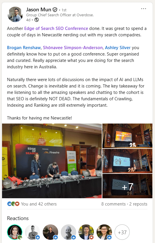 Attendee review