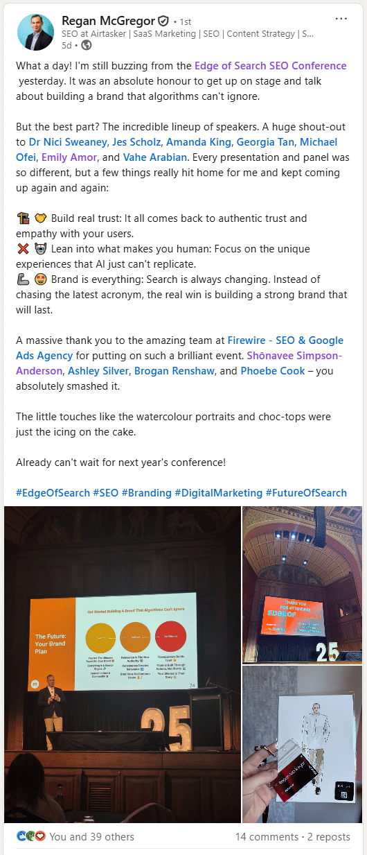 Attendee review