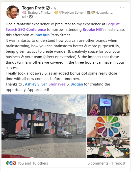 Attendee review